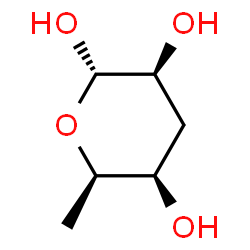 ChemSpider 2D Image | 3,6-Dideoxy-alpha-D-lyxo-hexopyranose | C6H12O4