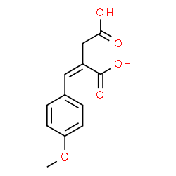 ChemSpider 2D Image | (2Z)-2-(4-Methoxybenzylidene)succinic acid | C12H12O5
