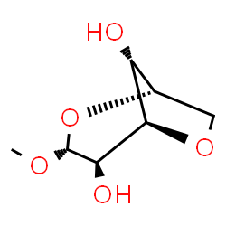 ChemSpider 2D Image | Methyl 3,6-anhydro-alpha-L-talopyranoside | C7H12O5