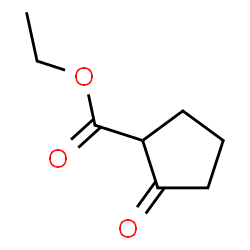 ChemSpider 2D Image | 2-Carbethoxycyclopentanone | C8H12O3