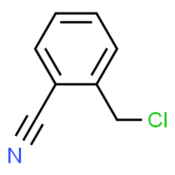 ChemSpider 2D Image | 2-cyanobenzyl chloride | C8H6ClN