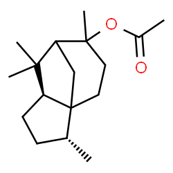ChemSpider 2D Image | (8xi)-Cedran-8-yl acetate | C17H28O2