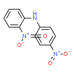 ChemSpider 2D Image | 2-Nitro-N-(4-nitrophenyl)aniline | C12H9N3O4