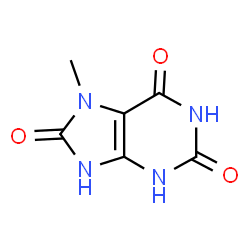 ChemSpider 2D Image | 7-Methyluric Acid | C6H6N4O3