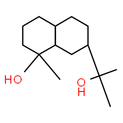 ChemSpider 2D Image | (1S,4aS,7R,8aR)-7-(2-Hydroxy-2-propanyl)-1,4a-dimethyldecahydro-1-naphthalenol | C15H28O2