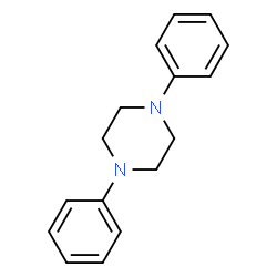 ChemSpider 2D Image | 1,4-Diphenylpiperazine | C16H18N2