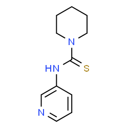 ChemSpider 2D Image | N-(3-Pyridinyl)-1-piperidinecarbothioamide | C11H15N3S