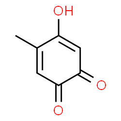ChemSpider 2D Image | 4-Hydroxy-5-methyl-1,2-benzoquinone | C7H6O3