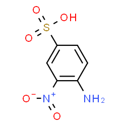 ChemSpider 2D Image | O-Nitroaniline-p-Sulfonic Acid | C6H6N2O5S