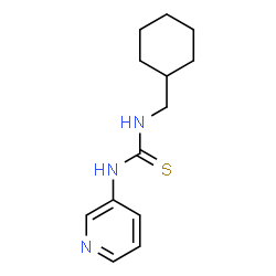 ChemSpider 2D Image | 1-(Cyclohexylmethyl)-3-(3-pyridinyl)thiourea | C13H19N3S