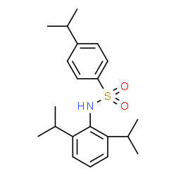 ChemSpider 2D Image | N-(2,6-Diisopropylphenyl)-4-isopropylbenzenesulfonamide | C21H29NO2S