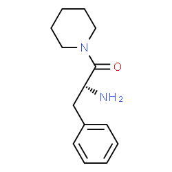 ChemSpider 2D Image | (2S)-2-Amino-3-phenyl-1-(1-piperidinyl)-1-propanone | C14H20N2O