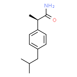 ChemSpider 2D Image | (R)-ibuprofenamide | C13H19NO