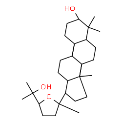 ChemSpider 2D Image | (3alpha,8alpha,20R,24R)-20,24-Epoxydammarane-3,25-diol | C30H52O3
