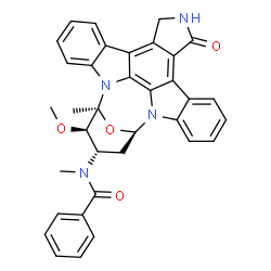 ChemSpider 2D Image | N-[(2S,3R,4S,6R)-3-Methoxy-2-methyl-16-oxo-29-oxa-1,7,17-triazaoctacyclo[12.12.2.1~2,6~.0~7,28~.0~8,13~.0~15,19~.0~20,27~.0~21,26~]nonacosa-8,10,12,14,19,21,23,25,27-nonaen-4-yl]-N-methylbenzamide | C35H30N4O4