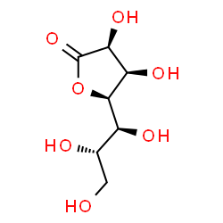 ChemSpider 2D Image | (3S,4R,5R)-3,4-Dihydroxy-5-[(1S,2S)-1,2,3-trihydroxypropyl]dihydro-2(3H)-furanone | C7H12O7