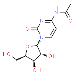 ChemSpider 2D Image | 4-Acetamido-1-(beta-L-arabinofuranosyl)-2(1H)-pyrimidinone | C11H15N3O6