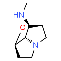ChemSpider 2D Image | (1S,3R,7S,8R)-N-Methyl-2-oxa-6-azatricyclo[4.2.1.0~3,7~]nonan-8-amine | C8H14N2O