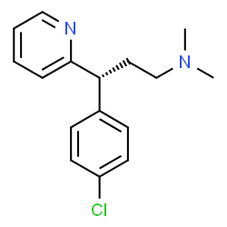 ChemSpider 2D Image | l-chlorpheniramine | C16H19ClN2