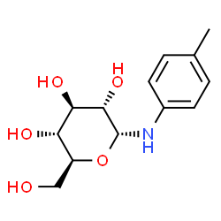 ChemSpider 2D Image | N-(4-Methylphenyl)-alpha-L-glucopyranosylamine | C13H19NO5