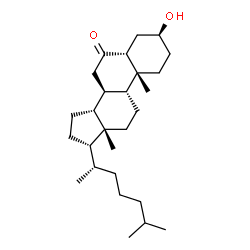 ChemSpider 2D Image | (3beta,5beta,10alpha,14beta,17alpha,20S)-3-Hydroxycholestan-6-one | C27H46O2