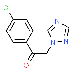 ChemSpider 2D Image | 1-(4-chlorophenyl)-2-(1,2,4-triazol-1-yl)ethanone | C10H8ClN3O