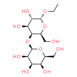 ChemSpider 2D Image | Ethyl 4-O-beta-L-talopyranosyl-alpha-L-galactopyranoside | C14H26O11