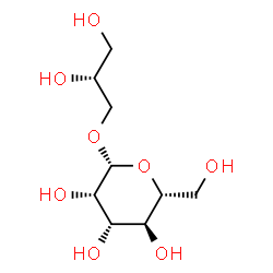 ChemSpider 2D Image | (2R)-2,3-Dihydroxypropyl beta-D-mannopyranoside | C9H18O8