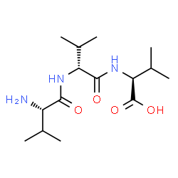 ChemSpider 2D Image | L-Valyl-D-valyl-L-valine | C15H29N3O4
