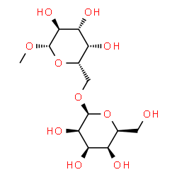 ChemSpider 2D Image | Methyl 6-O-beta-L-talopyranosyl-beta-L-galactopyranoside | C13H24O11