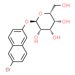 ChemSpider 2D Image | 6-Bromo-2-naphthyl alpha-D-talopyranoside | C16H17BrO6