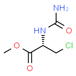 ChemSpider 2D Image | Methyl N-carbamoyl-3-chloro-D-alaninate | C5H9ClN2O3