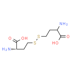 ChemSpider 2D Image | Butanoic acid, 4,4'-dithiobis(2-amino-, (2S)- | C8H16N2O4S2