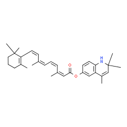 ChemSpider 2D Image | (7cis,9cis,11cis,13cis)-O~15~-(2,2,4-Trimethyl-1,2-dihydro-6-quinolinyl)retinoic acid | C32H41NO2