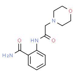 ChemSpider 2D Image | 2-[(2-morpholinoacetyl)amino]benzamide | C13H17N3O3