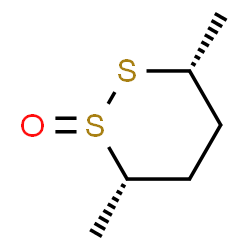 ChemSpider 2D Image | (3R,6S)-3,6-Dimethyl-1,2-dithiane 1-oxide | C6H12OS2