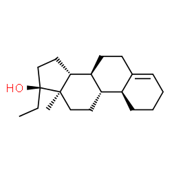 ChemSpider 2D Image | (8alpha,13alpha)-19-Norpregn-4-en-17-ol | C20H32O