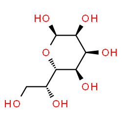ChemSpider 2D Image | (5S)-5-[(1R)-1,2-Dihydroxyethyl]-alpha-L-ribopyranose | C7H14O7