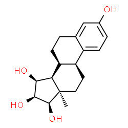 ChemSpider 2D Image | (13alpha,15beta,16beta,17beta)-Estra-1(10),2,4-triene-3,15,16,17-tetrol | C18H24O4