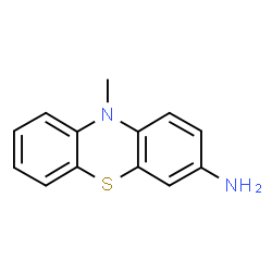 ChemSpider 2D Image | 10-methyl-3-phenothiazinamine | C13H12N2S