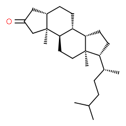 ChemSpider 2D Image | (3aS,3bR,5aR,6R,8aS,8bS,10aS)-3a,5a-Dimethyl-6-[(2R)-5-methyl-2-hexanyl]tetradecahydrodicyclopenta[a,f]naphthalen-2(1H)-one | C25H42O