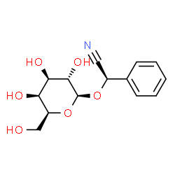 ChemSpider 2D Image | (2R)-(beta-L-Galactopyranosyloxy)(phenyl)acetonitrile | C14H17NO6