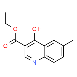 ChemSpider 2D Image | Ethyl 4-hydroxy-6-methyl-3-quinolinecarboxylate | C13H13NO3