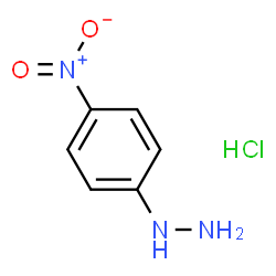 ChemSpider 2D Image | (4-nitrophenyl)hydrazinhydrochlorid | C6H8ClN3O2