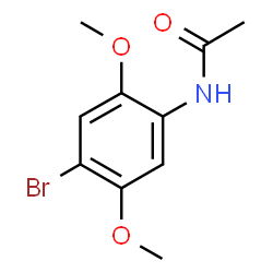 ChemSpider 2D Image | N-(4-Bromo-2,5-dimethoxyphenyl)acetamide | C10H12BrNO3