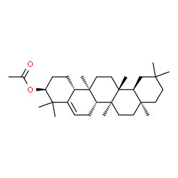 ChemSpider 2D Image | (3S,6aR,6bS,8aS,12aS,12bR,14aS,14bR)-4,4,6b,8a,11,11,12b,14a-Octamethyl-1,2,3,4,6,6a,6b,7,8,8a,9,10,11,12,12a,12b,13,14,14a,14b-icosahydro-3-picenyl acetate | C32H52O2