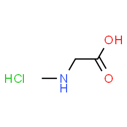 ChemSpider 2D Image | N-Methylglycine | C3H8ClNO2