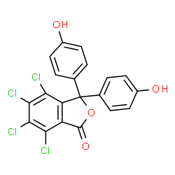 ChemSpider 2D Image | Phenoltetrachlorophthalein | C20H10Cl4O4