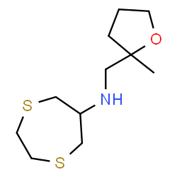 ChemSpider 2D Image | N-[(2-Methyltetrahydro-2-furanyl)methyl]-1,4-dithiepan-6-amine | C11H21NOS2
