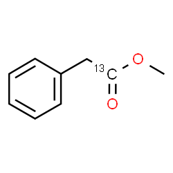ChemSpider 2D Image | Methyl phenyl(1-~13~C)acetate | C813CH10O2